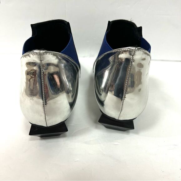 - Jady Rose suede and silver ankle boots  Sz 6/6.5 - Picture 4 of 8